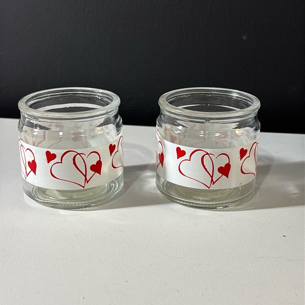 Pair of Candle-Lite Heart Candleholders